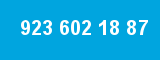 923 602 18 87 923 602 18 87